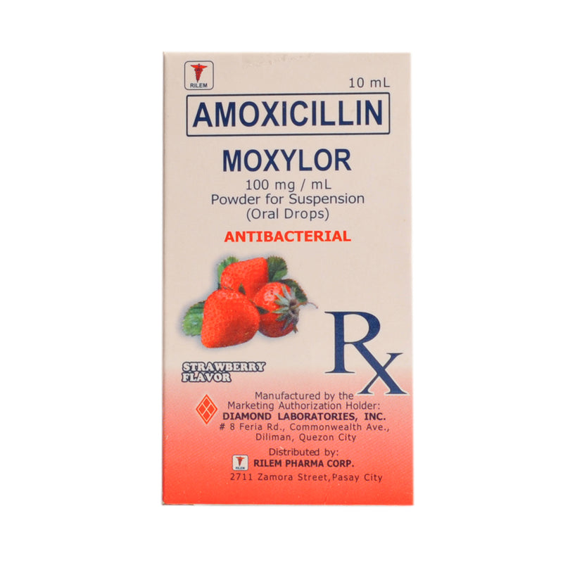 Amoxicillin 100mg/ml Oral Drops 10ml