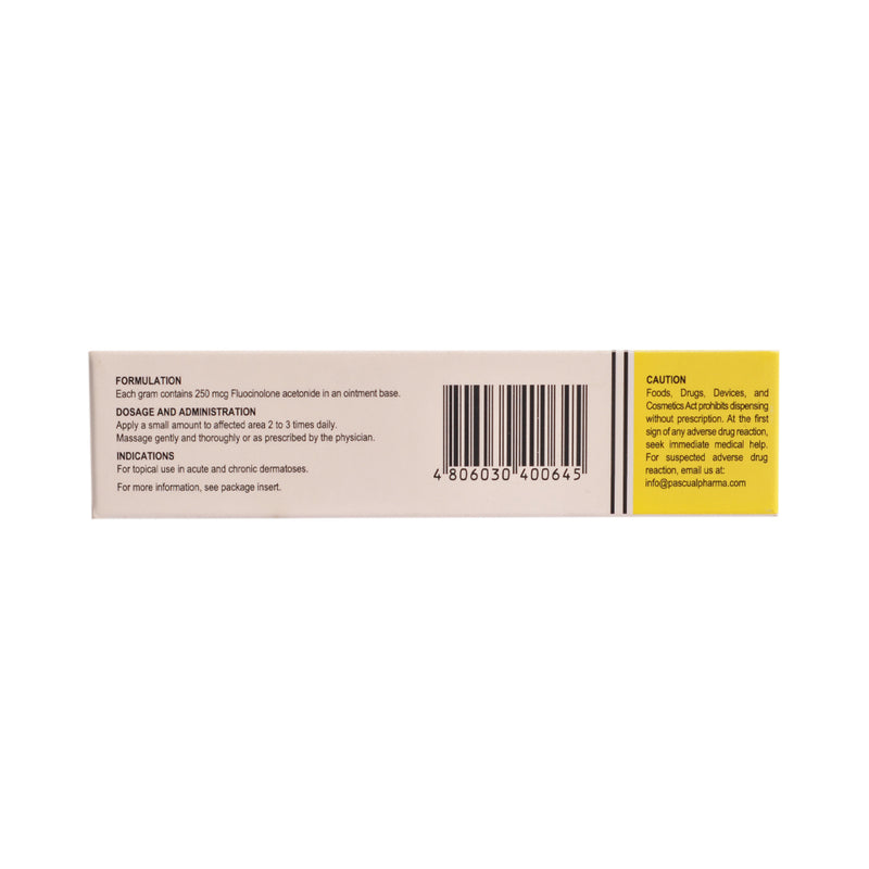 Aplosyn-25 Fluocinolone Acetonide 250mcg/g Ointment 5g