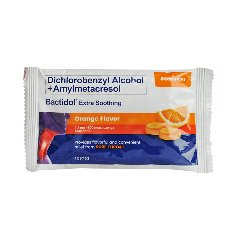 Bactidol Extra Soothing Lozenges Orange 8's