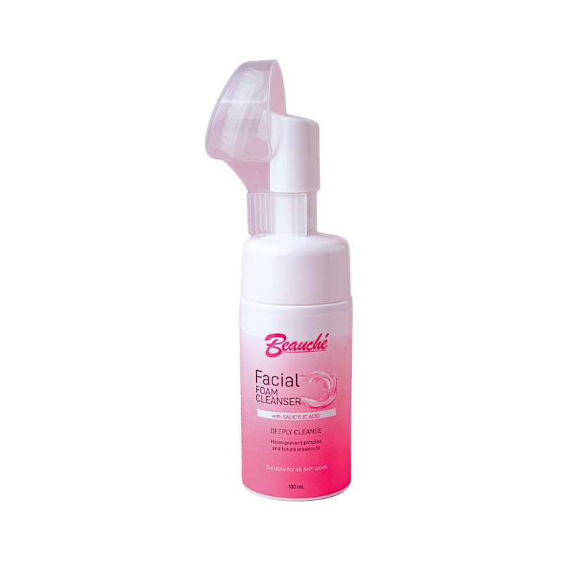 Beauche Facial Foam Cleanser Deep Cleanse With Salicylic Acid 100ml