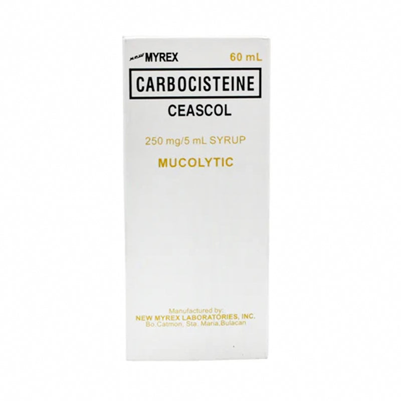 Ceasol Ceascol Carbocisteine 250mg/5ml Syrup 60ml