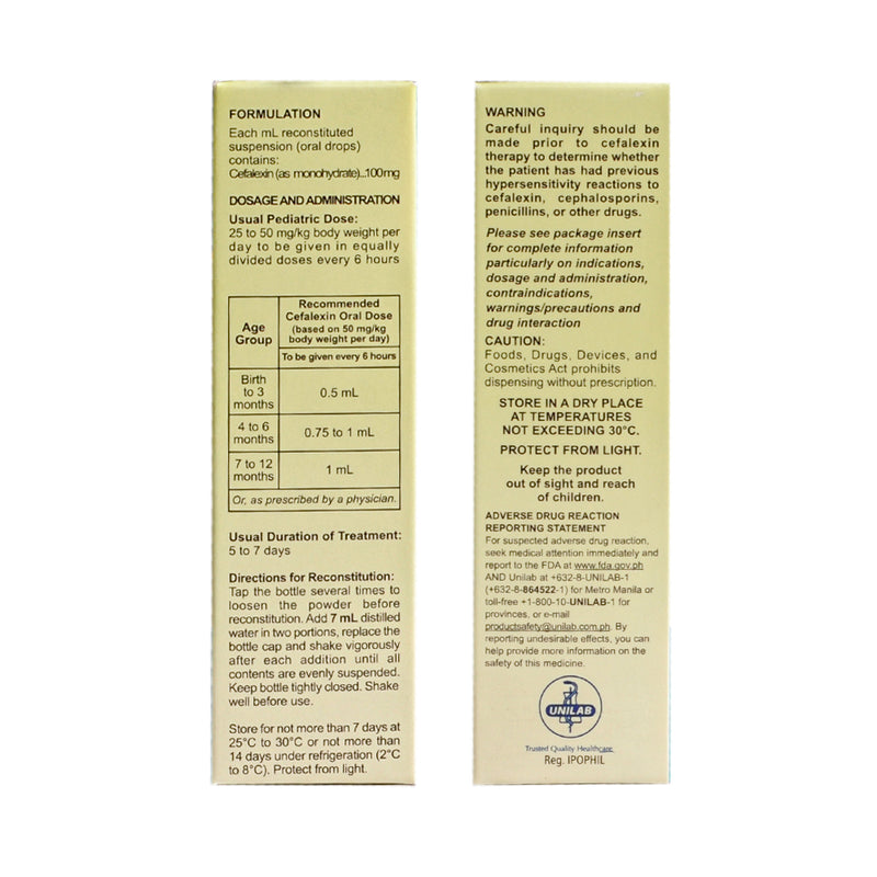 Cefalin 100mg/ml Oral Drops 10ml