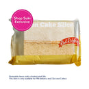 Red Ribbon Chiffon Cake Slice Single