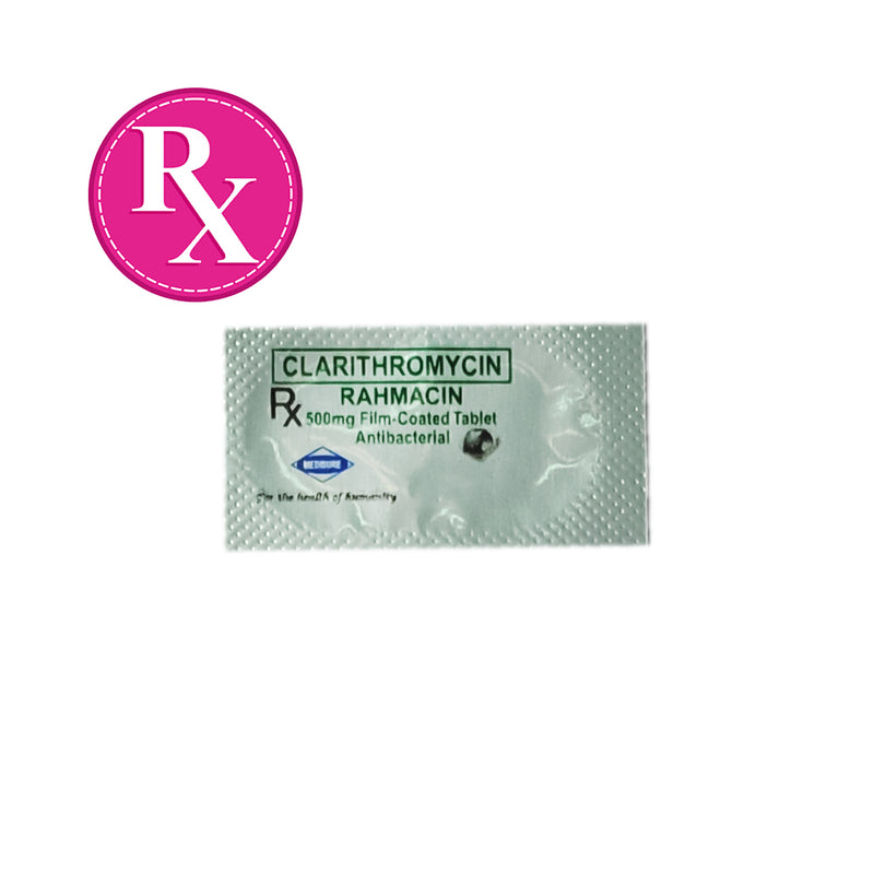 Rahmacin Rahmacin Clarithromycin 500mg Tablet By 1's