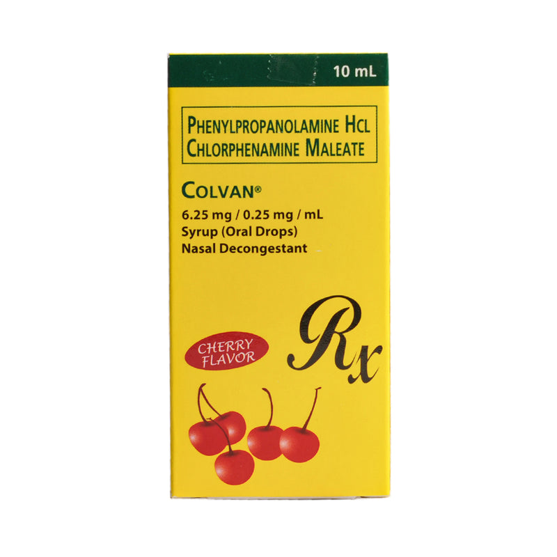 Colvan 6.25mg/0.25mg/mL Drops 10ml