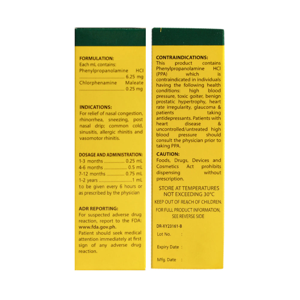 Culvan Colvan 6.25mg/0.25mg/mL Drops 10ml
