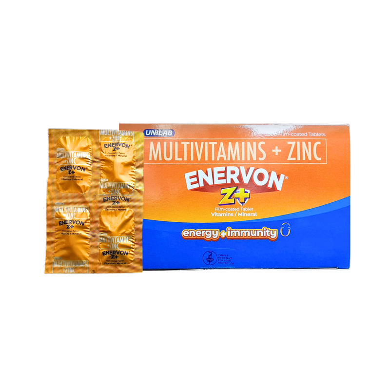 Enervon Z+ Tablet Film Coated 4's