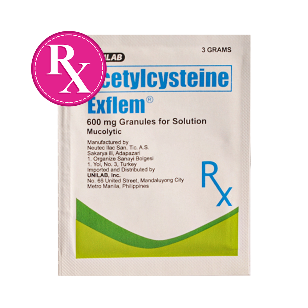 Xflem Exflem Acetylcysteine 600mg Granules
