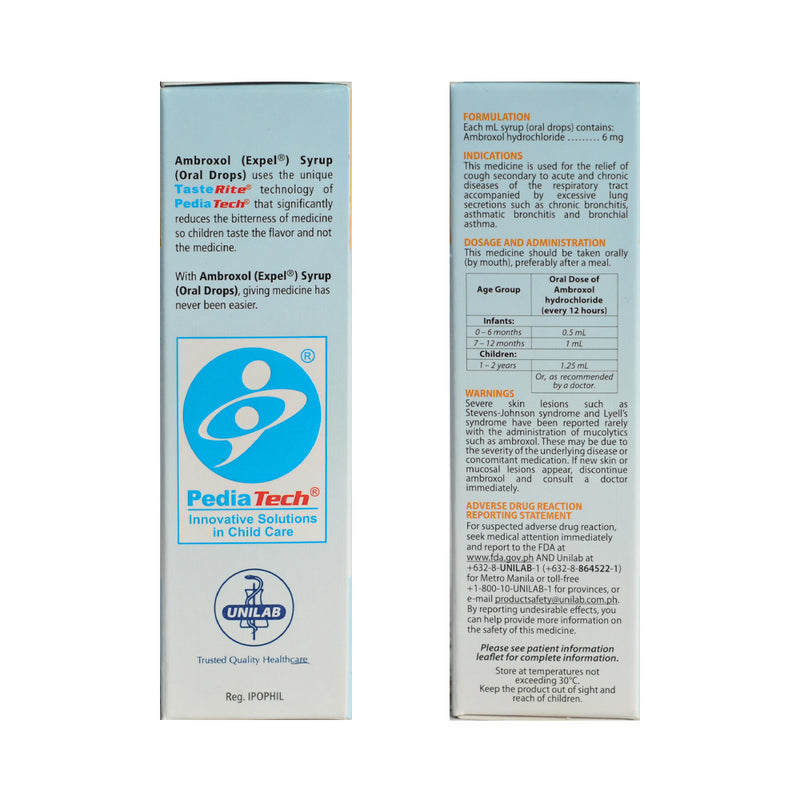 Expel Ambroxol 6mg Oral Drops 15ml