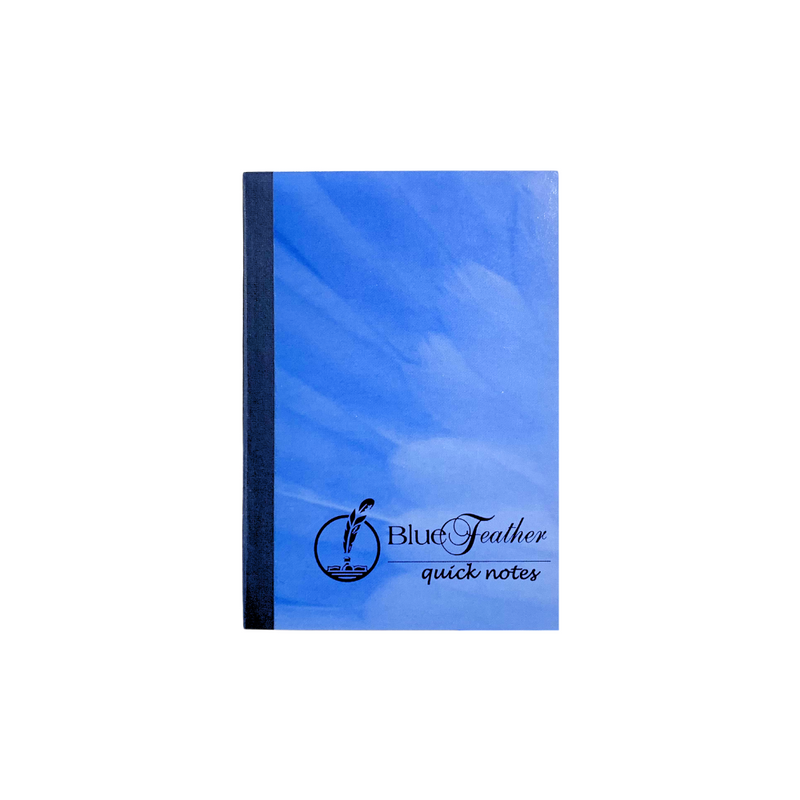 Blue Feather Padded Notebook 80 Leaves