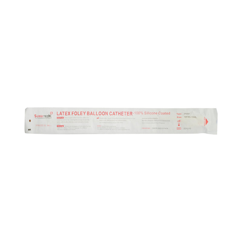 Foley 2 Way Fr.16 Catheter 10ml