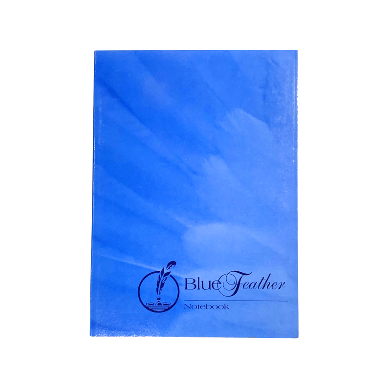 Blue Feather Padded Notebook 80 Leaves