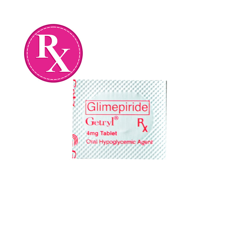 Getryl Glimepiride 4mg Tablet By 1's