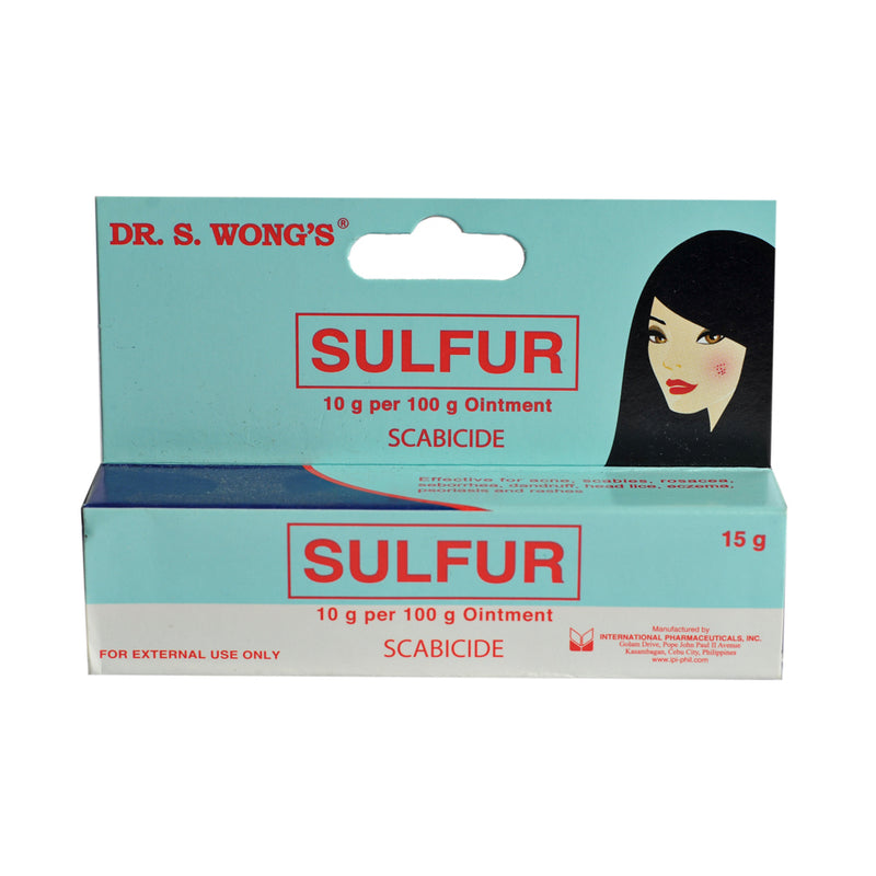 Dr. S. Wong's Scabicide Sulfur Ointment 15g