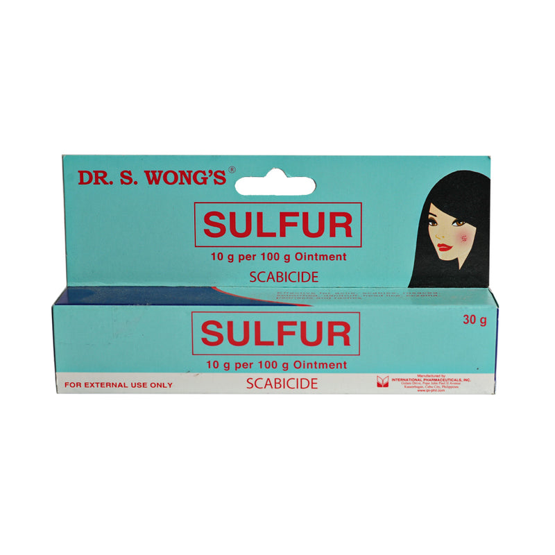 Dr. S. Wong's Scabicide Sulfur Ointment 30g