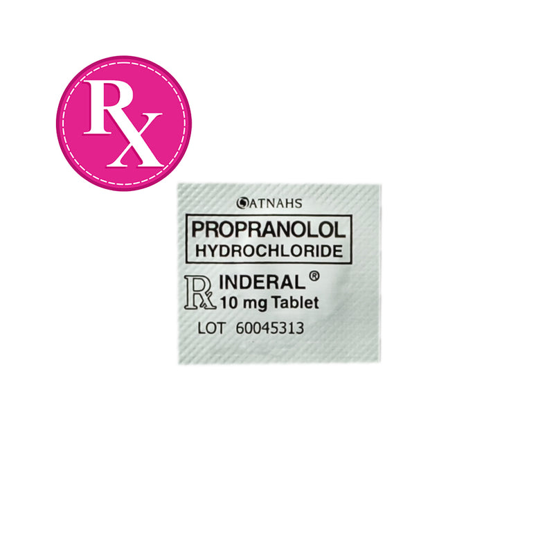Inderal Propranolol Hydrochlroride 10mg Tablet By 1's