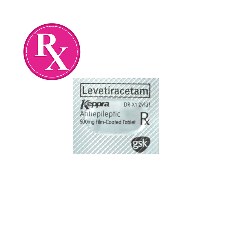 Keppra Levetiracetam 500mg Tablet By 1's