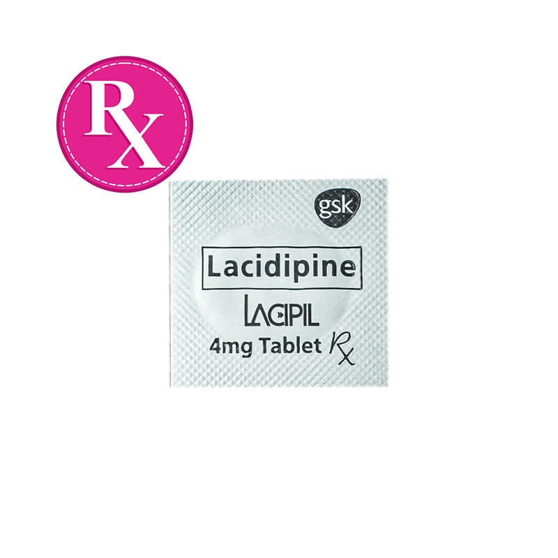 Lacipil Lacidipine 4mg Tablet By 1's