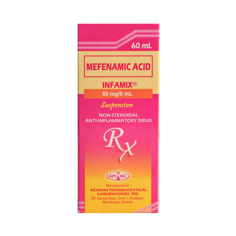 Mefac Mefenamic Acid 50mg/5ml Suspension 60ml