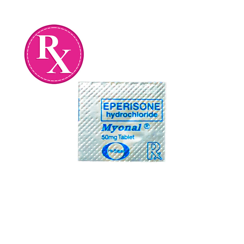 Myonal Eperisone Hydrochloride 50mg Tablet (Z) By 1's