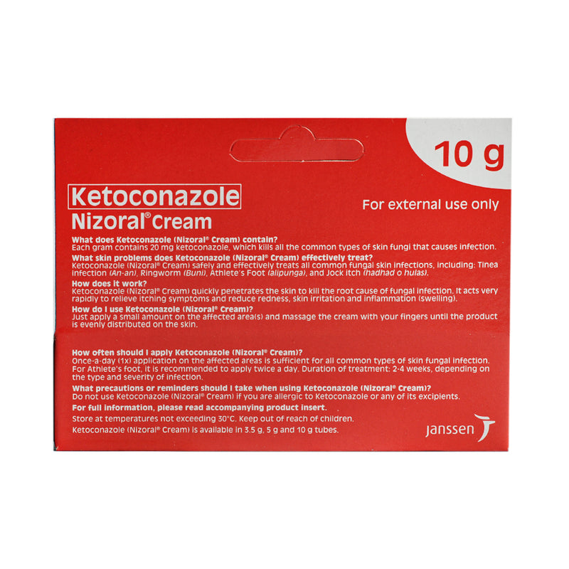 Nizoral Ketoconazole 20mg/g Cream 10g