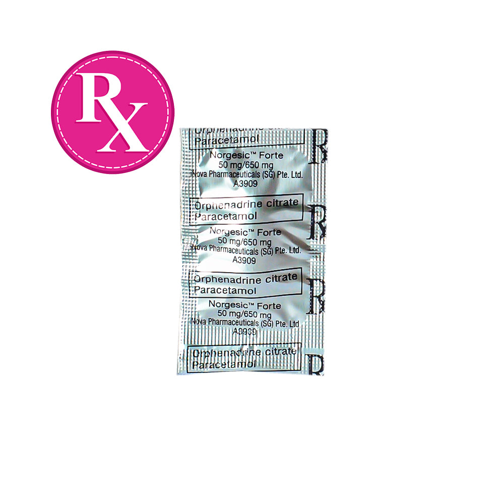 Norgesic Forte 50mg/650mg Tablet By 1's