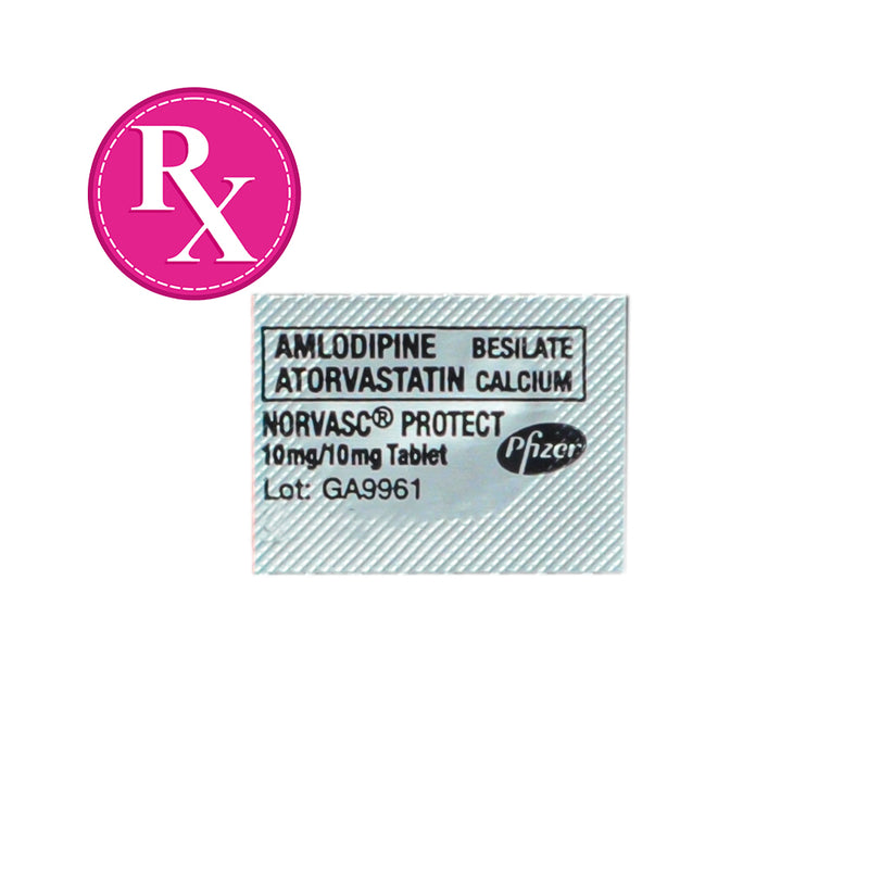 Norvasc Protect 10mg/10mg Tablet By 1's