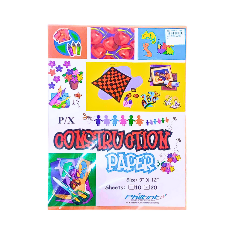 PX Construction Paper 20's 9 x 12