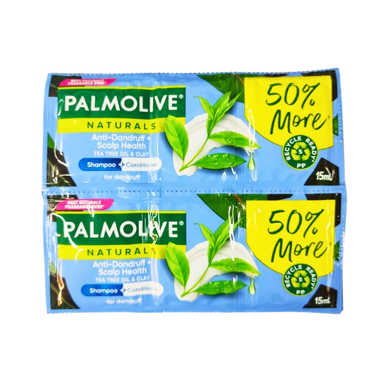 Palmolive Naturals Anti-Dandruff Shampoo And Conditioner 15ml x 12's
