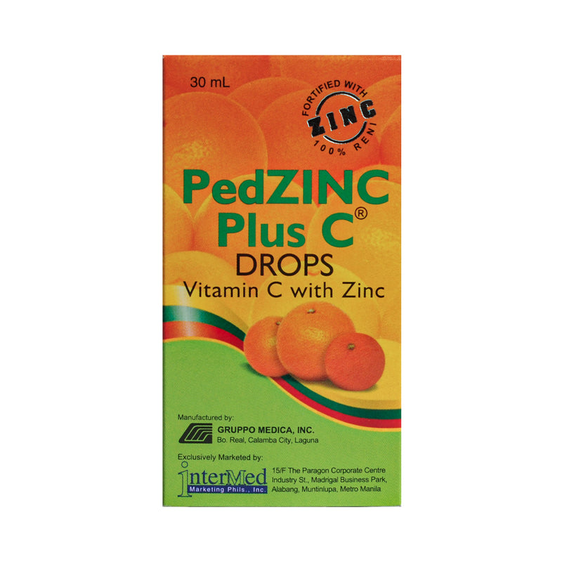 Pedzinc Plus C Drops 30ml