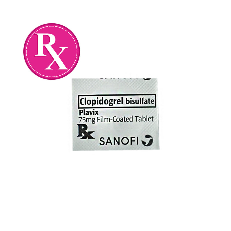 Plavix Clopidogrel Bisulfate 75mg Tablet By 1's