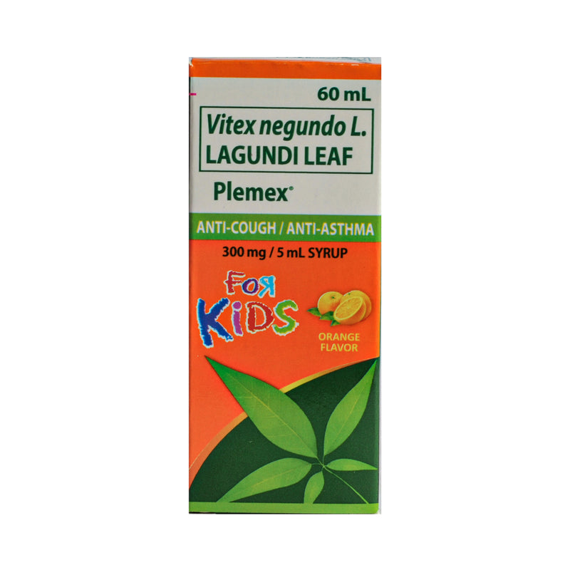 Plemex Lagundi 300mg/5ml Syrup 60ml