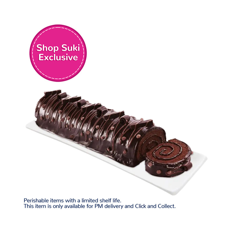 Red Ribbon Triple Chocolate Cake Roll Whole