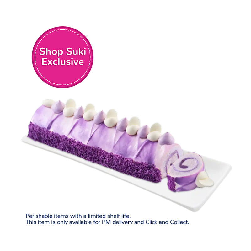 Red Ribbon Ube And Cream Cake Roll Whole