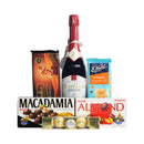 Red Wine And Chocolate Treasures Gift Basket
