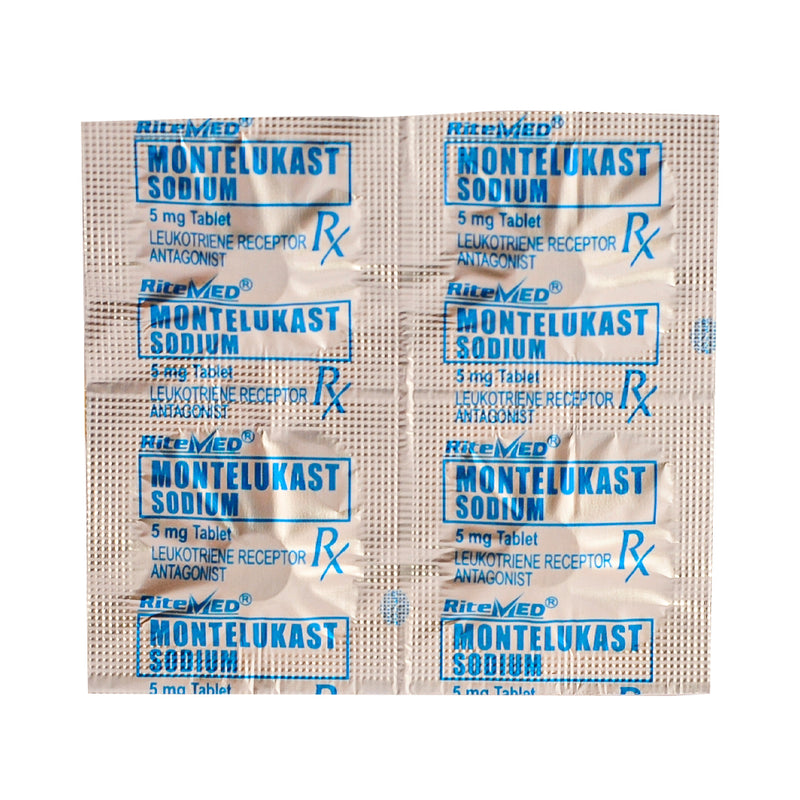 Ritemed Montelukast 5mg Chewable tablet by 4's