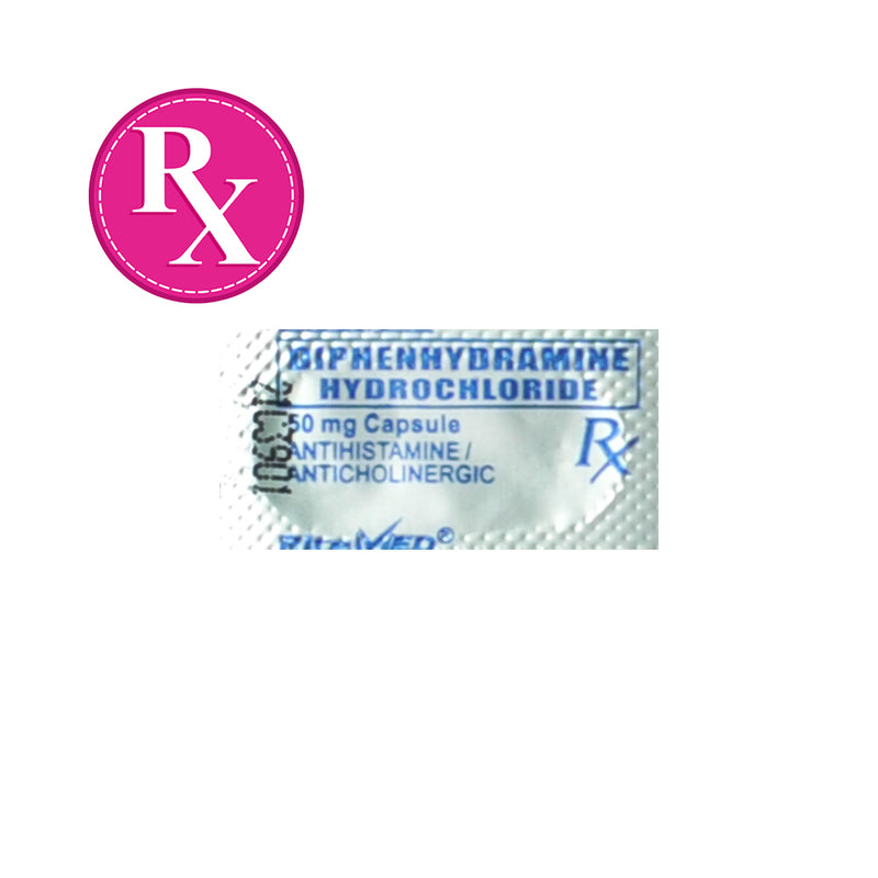 Ritemed Diphenhydramine 50mg Capsule By 1's