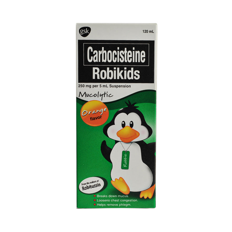 Robikids Carbocisteine 250mg/5ml Suspension 120ml