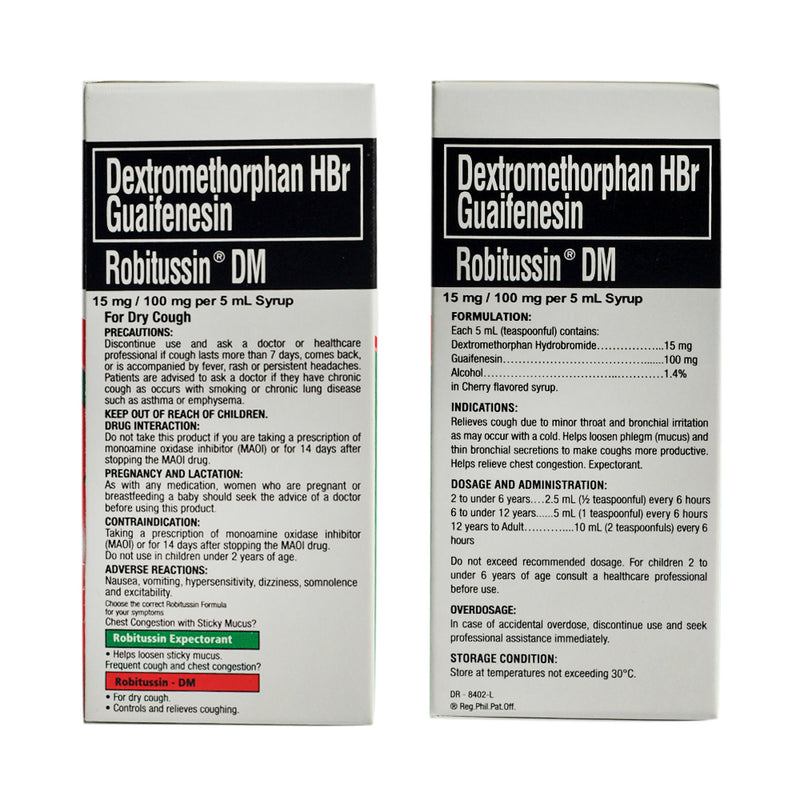 Robitussin DM 15mg/100mg/5ml Syrup 60ml