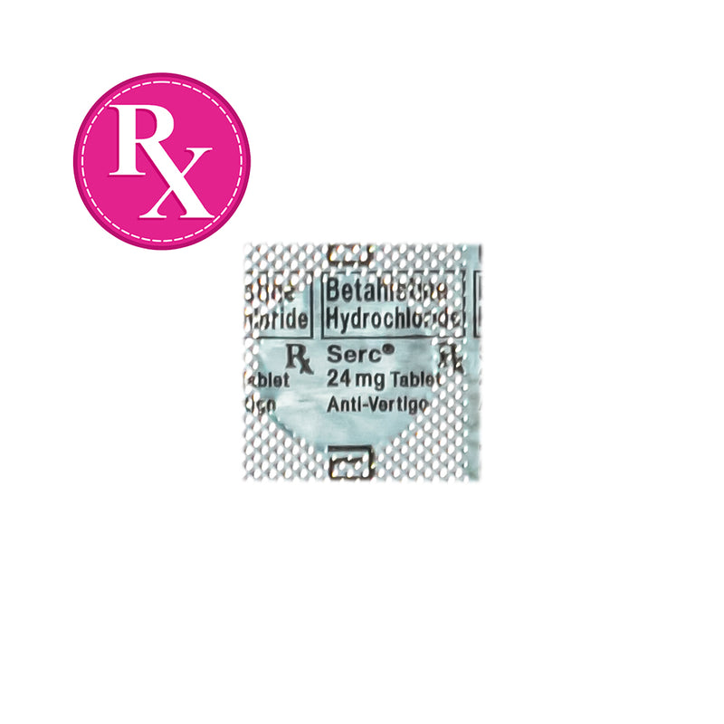 Serc Betahistine diHCl 24mg Tablet By 1's