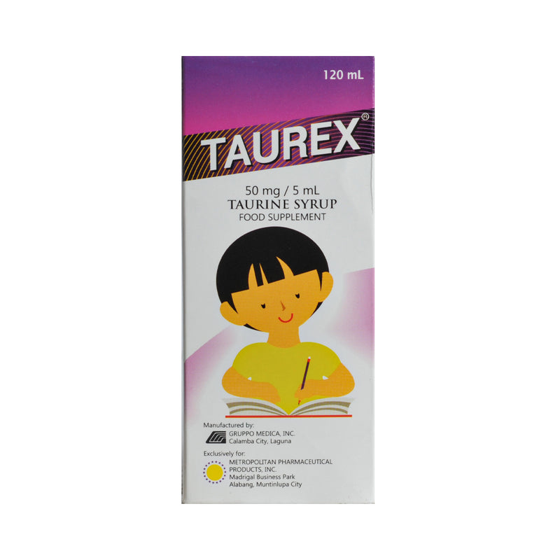 Taurex Taurine 50mg/5ml Syrup 120ml