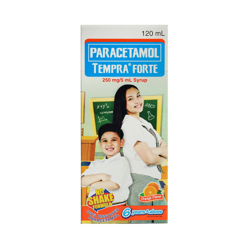 Tempra Forte Paracetamol 250mg/5ml Syrup 120ml