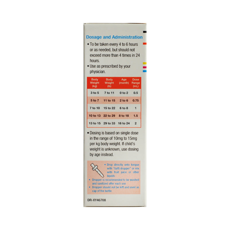 Tempra Paracetamol Orange 100mg Drops 15ml