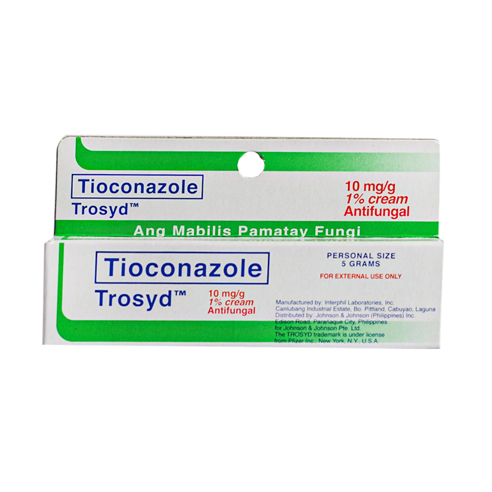 Tioconazol Trosyd Tioconazole 10mg/g 1% Cream 5g