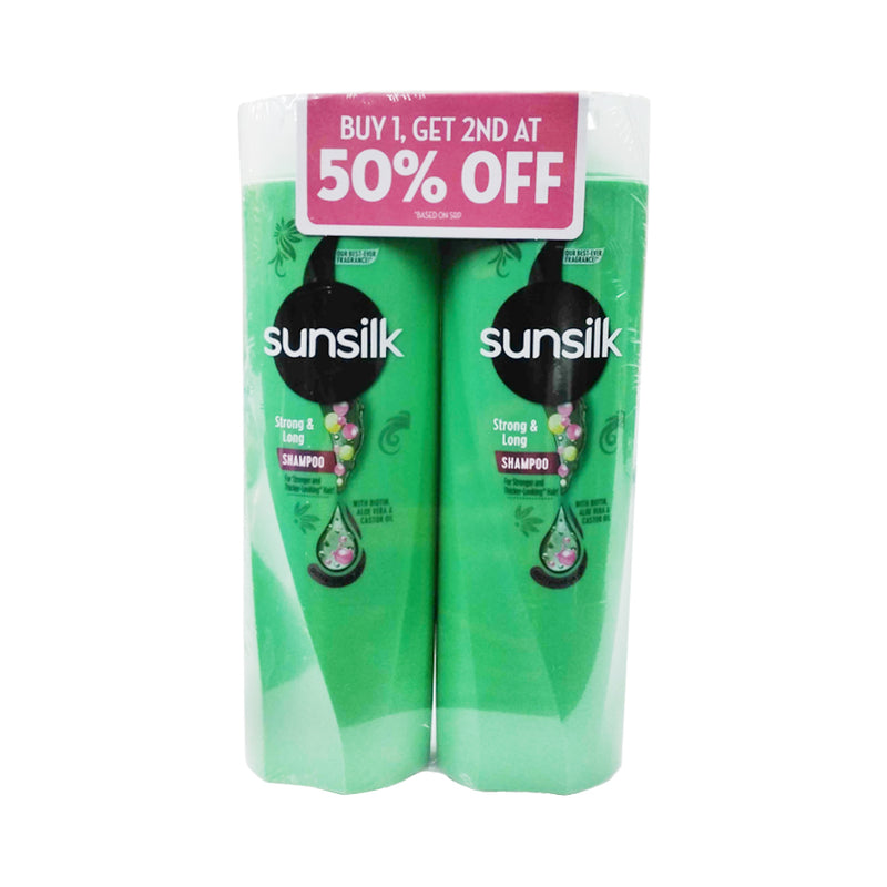 Sunsilk Shampoo Strong And Long 350ml x 2's