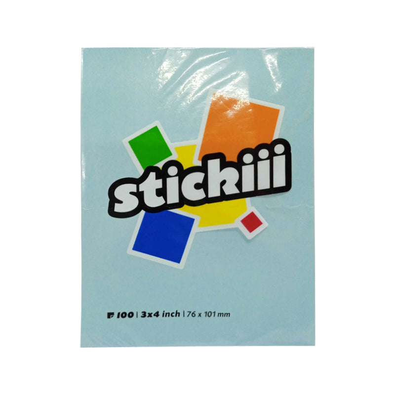 Stickii Notes Single Color 3in x 4in