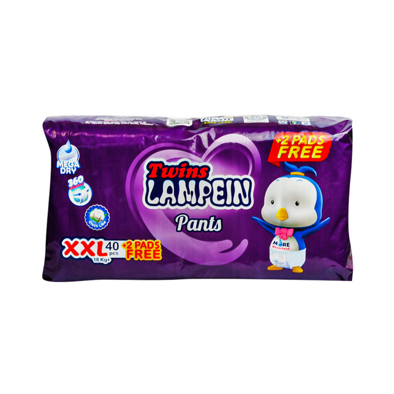 Twins Lampein Baby Diaper Pants XXL 40's + 2's