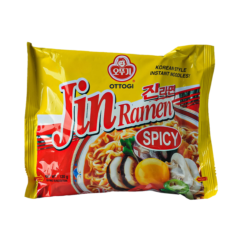 Ottogi Instant Noodles Jin Ramen Hot 120g