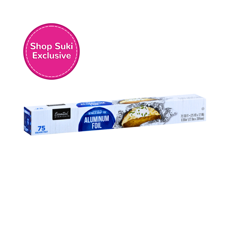 Essential Everyday Aluminum Foil 75 Square Feet