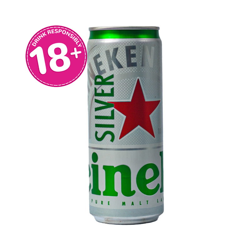 Heineken Beer Silver Can 330ml